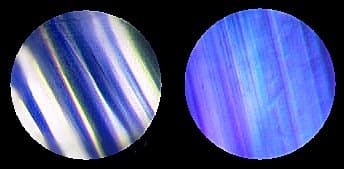 Color zoning in Kashmir sapphires