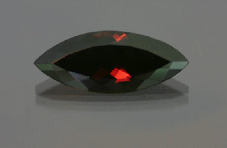 color-change tourmaline - red