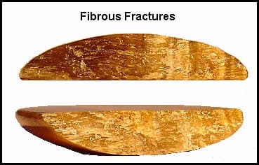gemstone physical properties - fibrous fracture