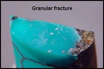 gemstone physical properties - granular fracture