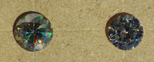 diamond lookalikes - rutile and CZ