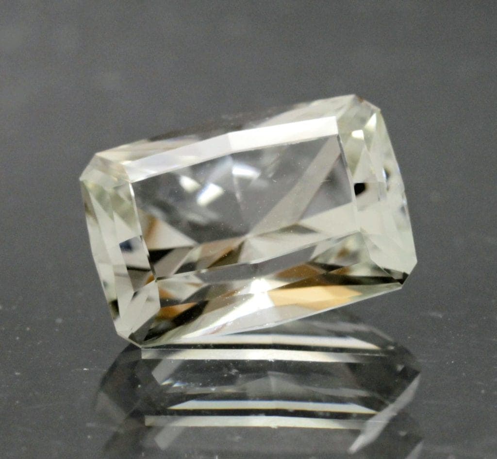 datolite - cushion cut, Russia