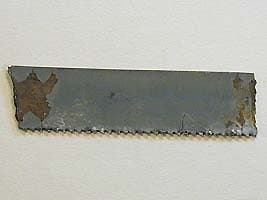 polishing laps - hacksaw blade