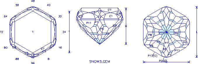 Sonoran Snowflake - diagrams