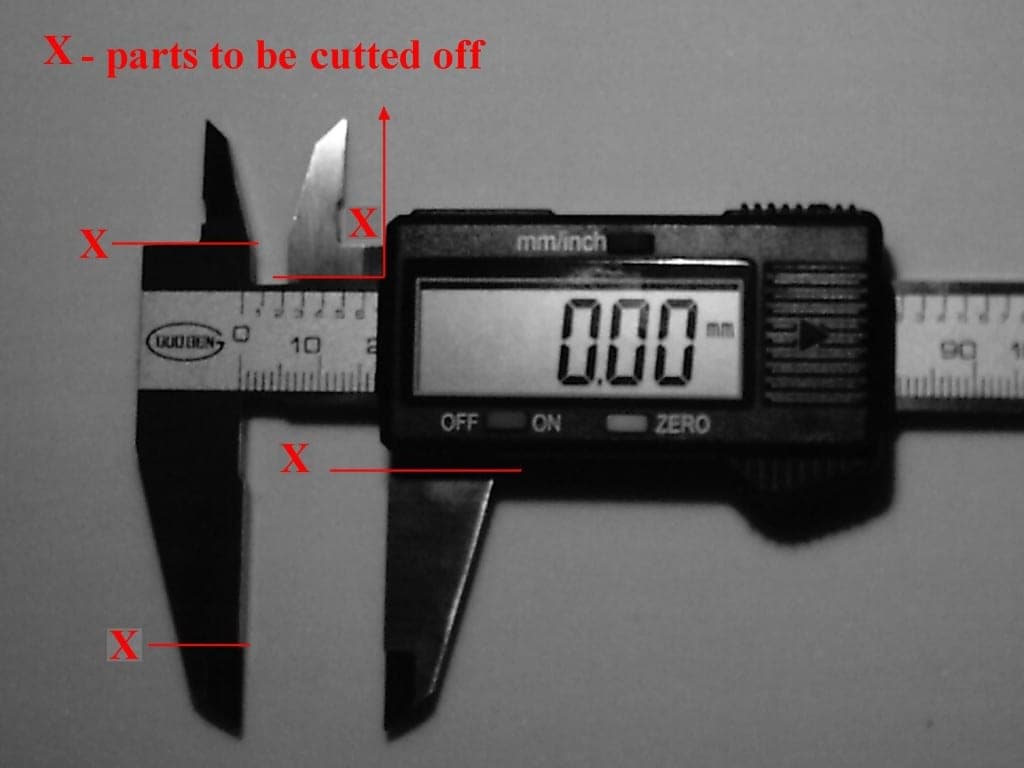 caliper alteration - how to measure an OTL refractive index