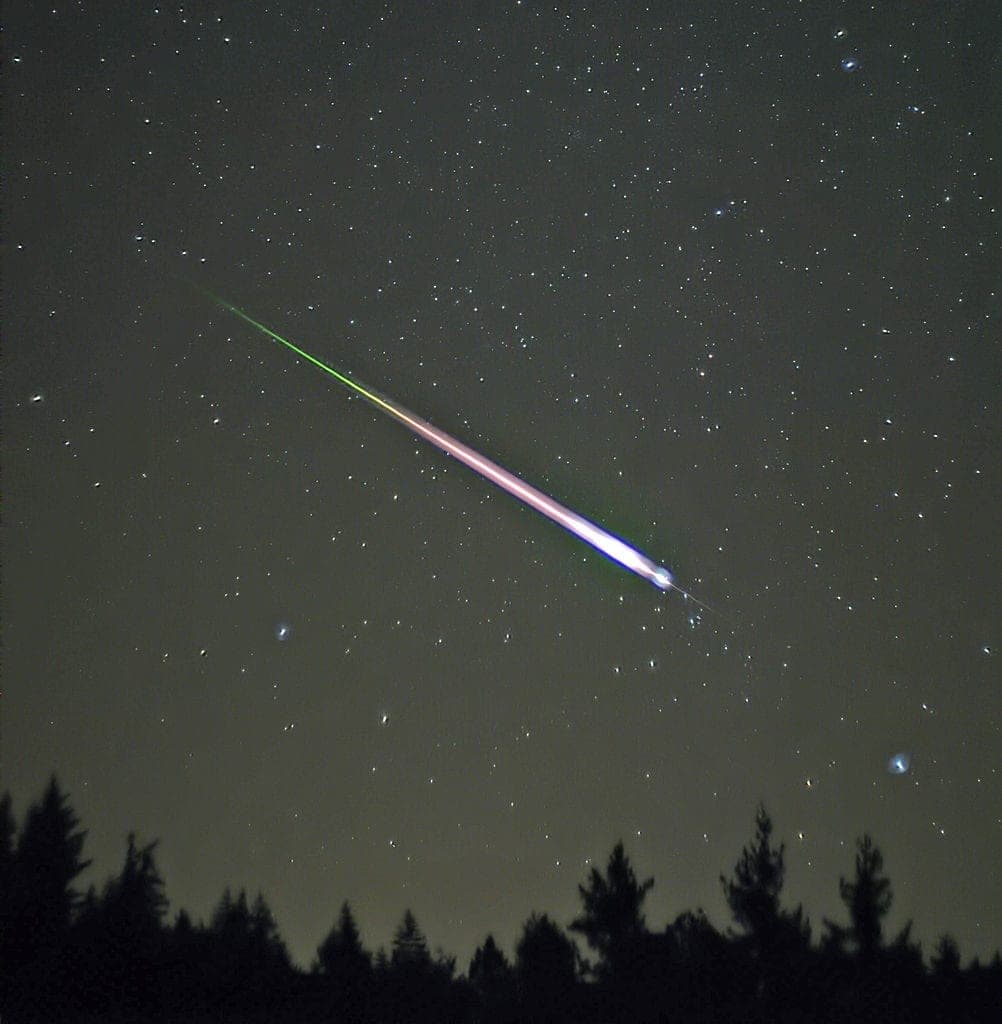 Leonid meteor