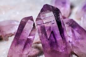 gemstones believed to originate from healing crystals - amethyst
