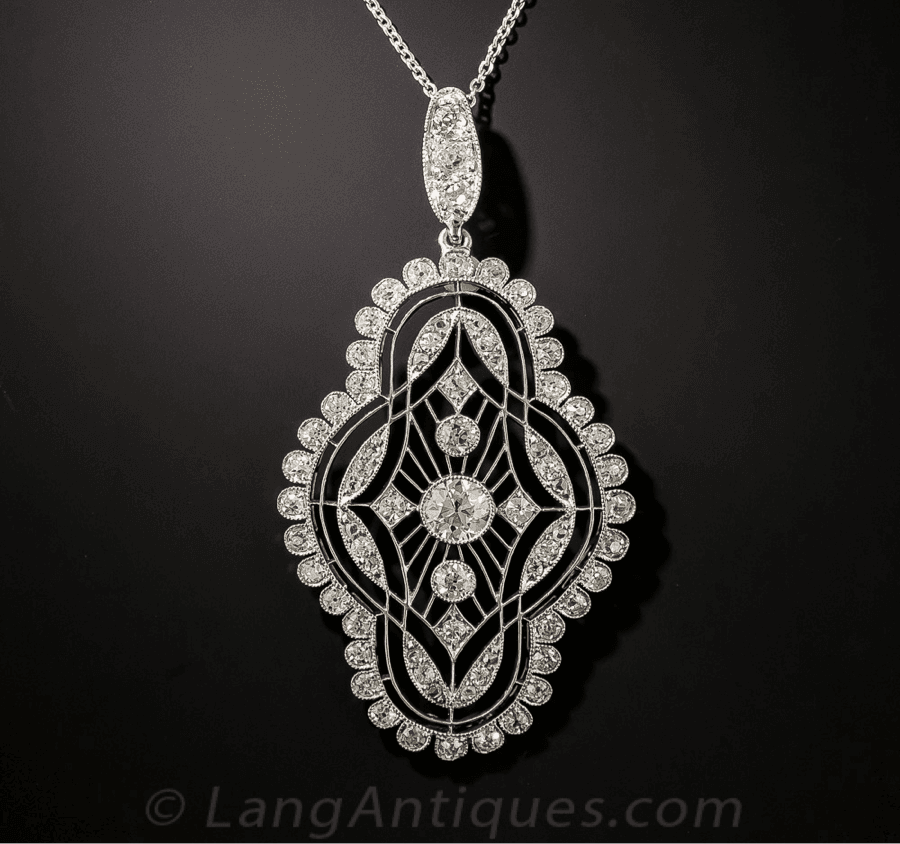 Belle Époque Jewelry Edwardian Pendant