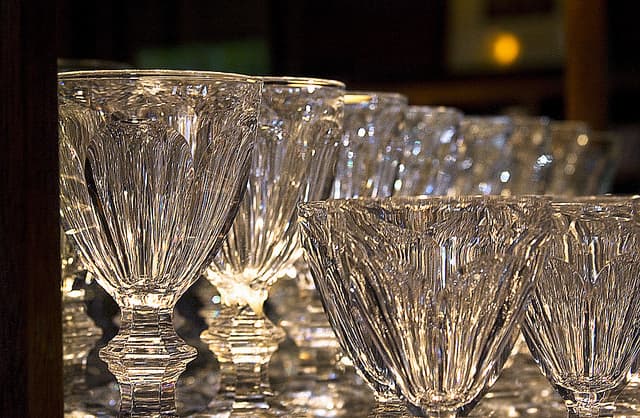 crystal glassware