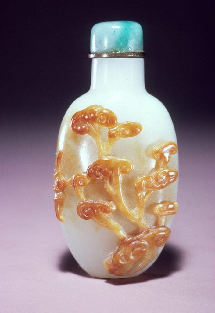 nephrite and jadeite bottle