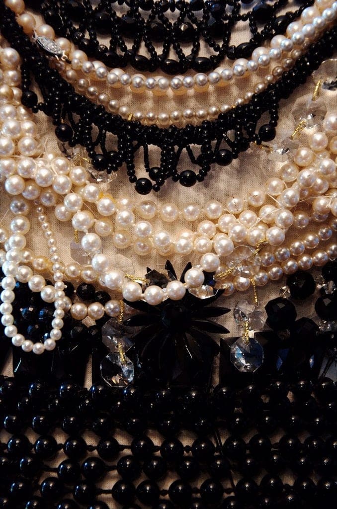Faux pearls