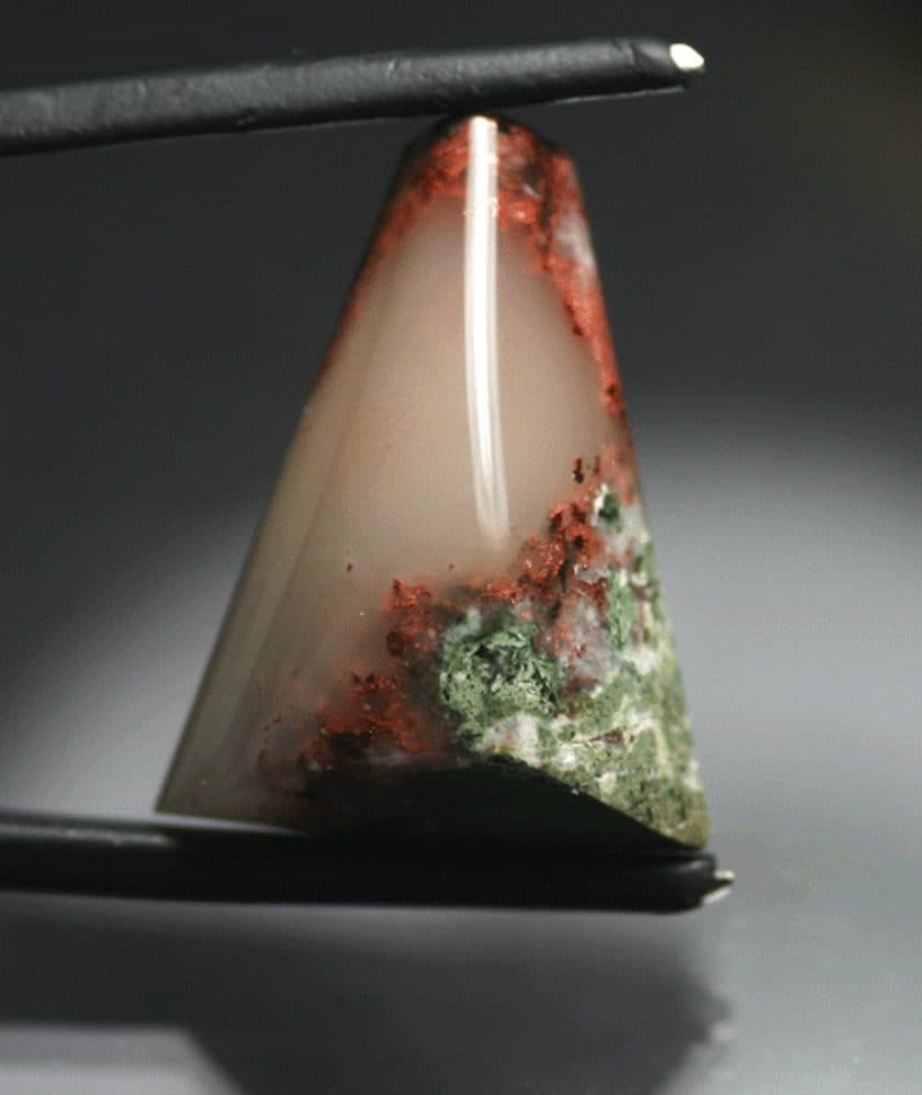 datolite cabochon - Michigan