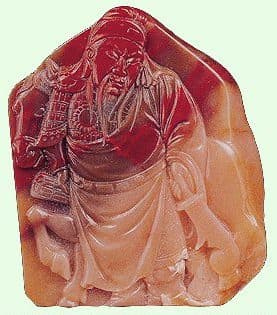 Cinnabar components browning - carving