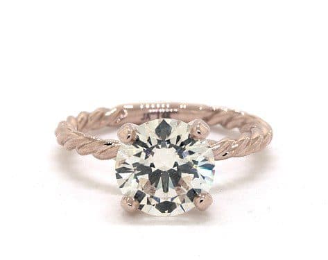 searching for diamonds online - 2.02ct M in rose gold solitaire