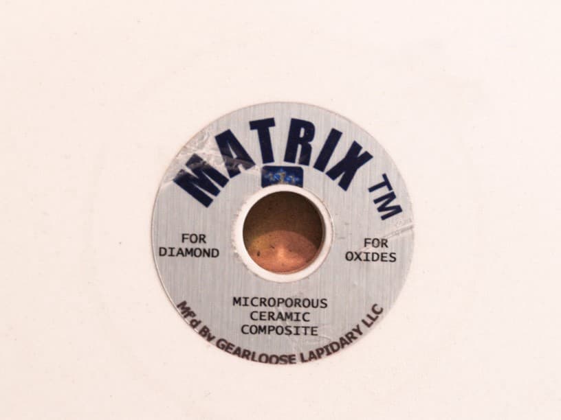 lapidary technology history - Matrix lap