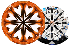 Hearts and Arrows diamonds at BGD