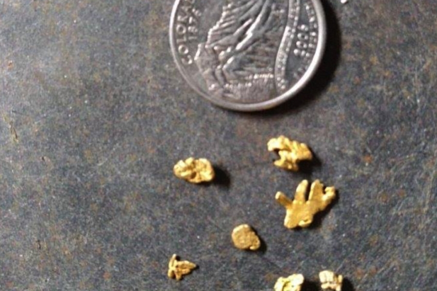Colorado gemstones - gold